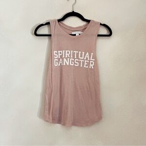Spiritual Gangster Mauve Pink Tank Top